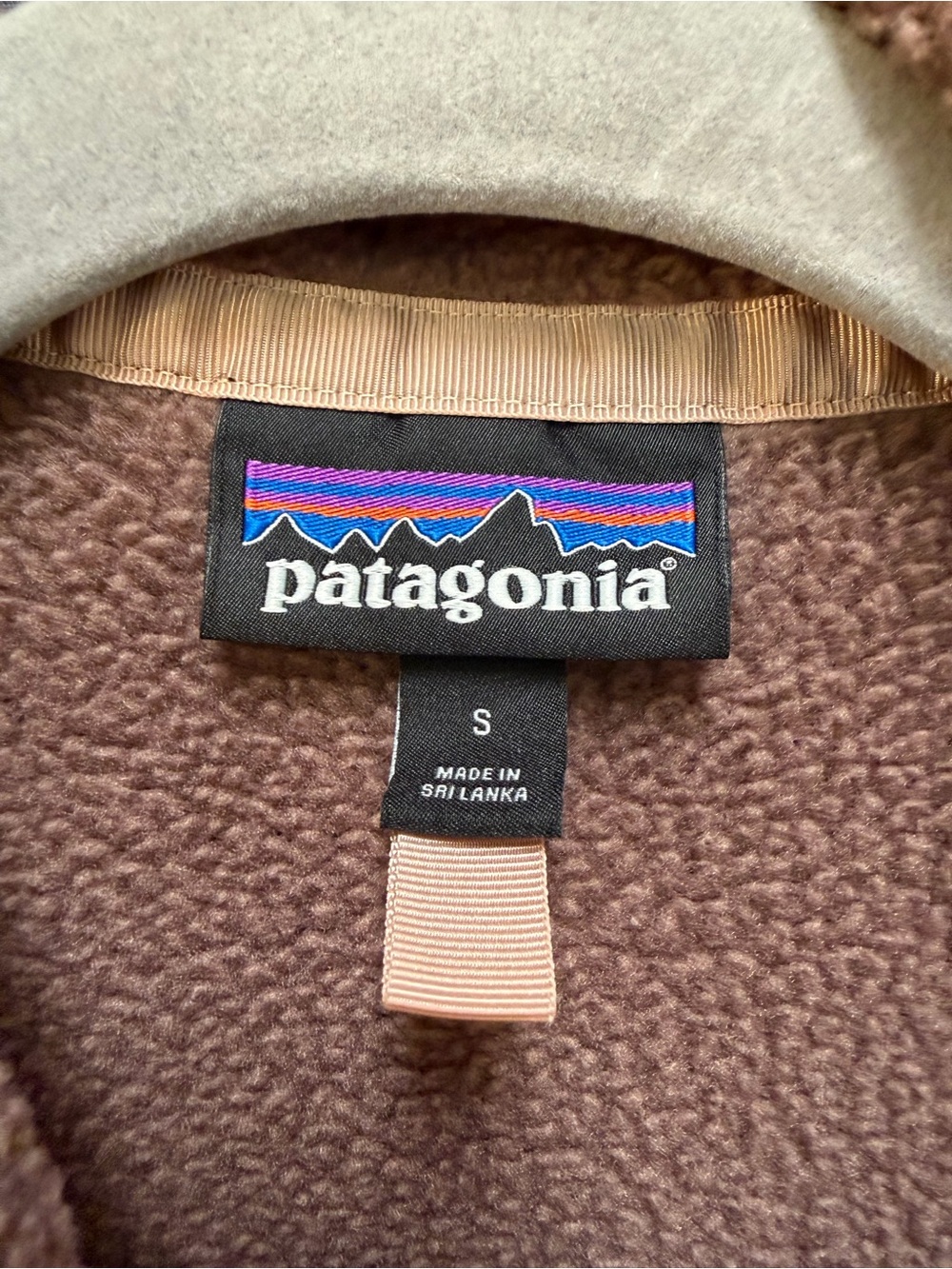 Patagonia Retro Pile Marsupial Fleece Pullover Brown S - Picture 2 of 4